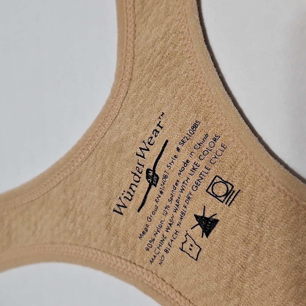 Wunder Wear Tan One Piece Body Suit Shaper Support Fit Size S/M - Picture 3 of 8